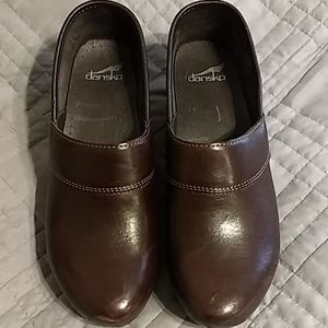 Dansko leather clogs